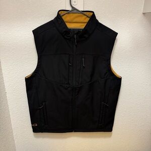 Men's Black and Gold Gameguard Outdoors Vest